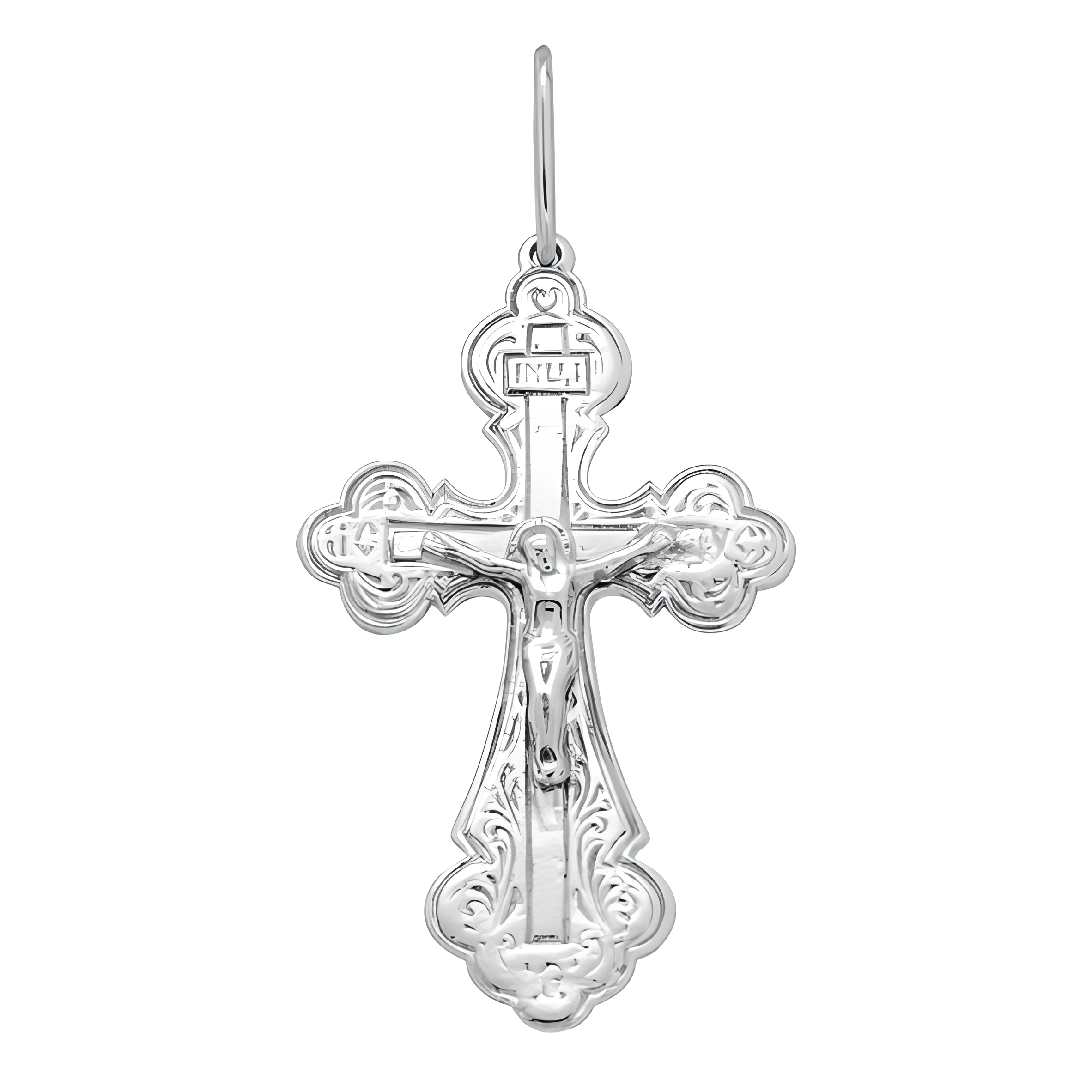 Kreuz Anhänger -orthodox- aus 925er Silber