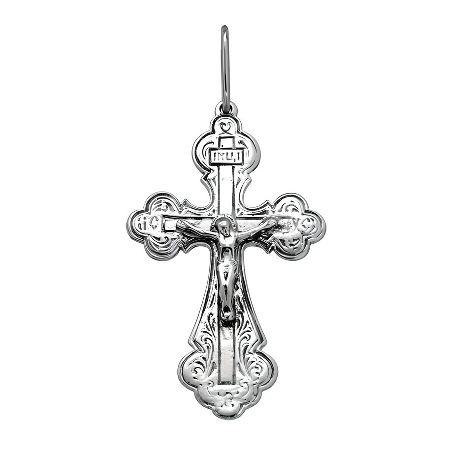 Kreuz Anhänger -orthodox- aus 925er Silber