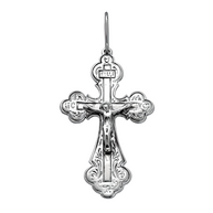 Kreuz Anhänger -orthodox- aus 925er Silber