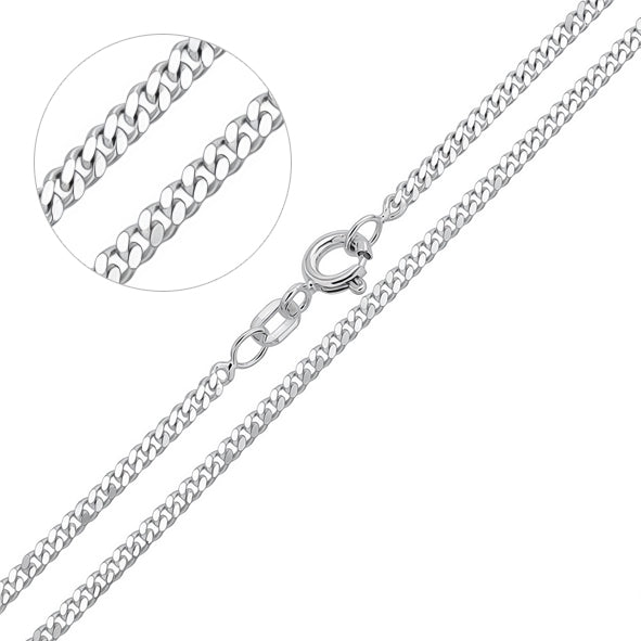 Tank chain necklace - made of 925 silver