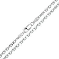Anchor chain, solid 925 silver