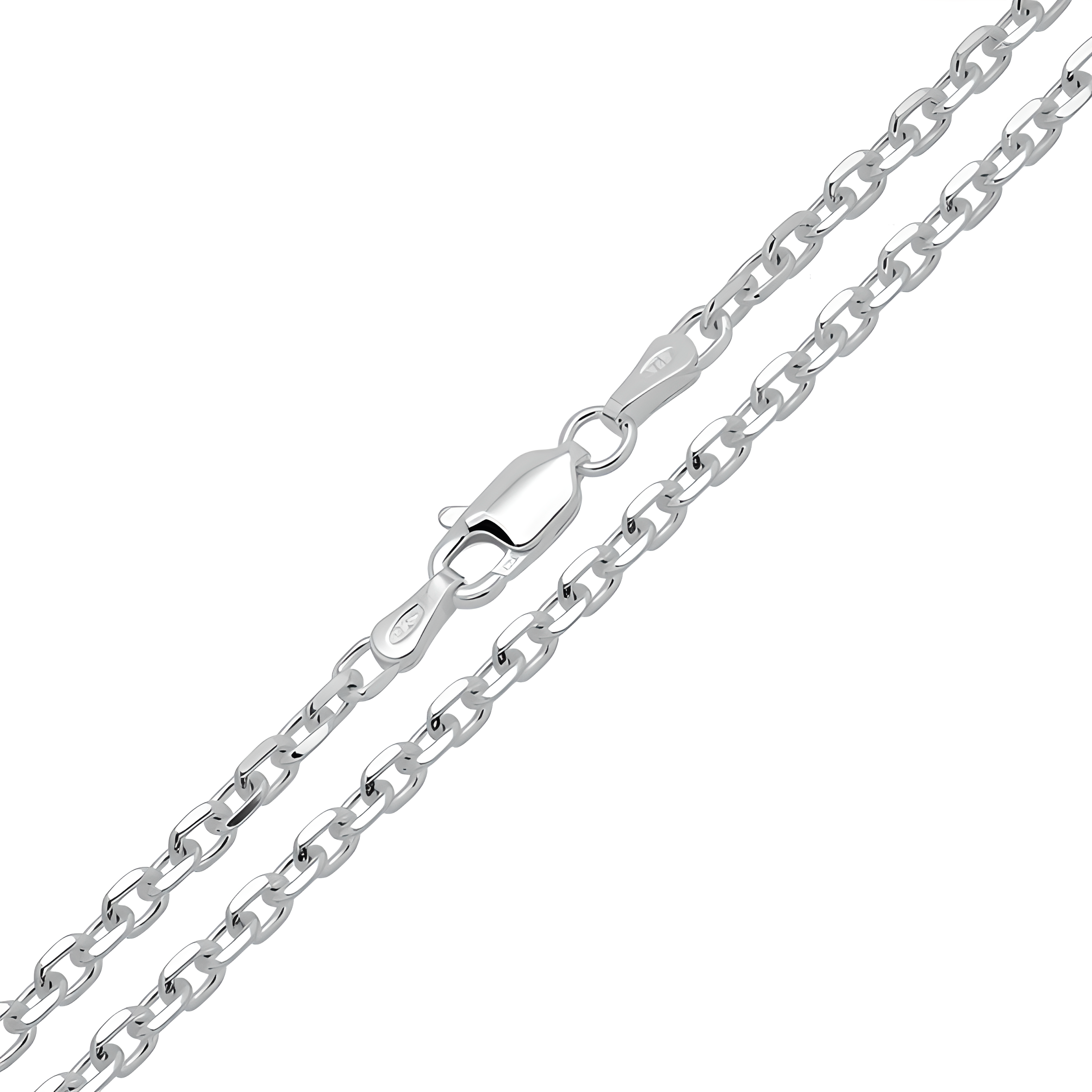 Anchor chain, solid 925 silver