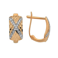 Goldene Ohrringe Damen