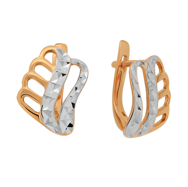 Damen Ohrringe aus Rotgold 585
