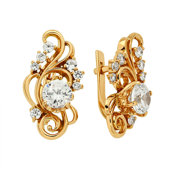 Ohrringe aus Russischem Rotgold 585