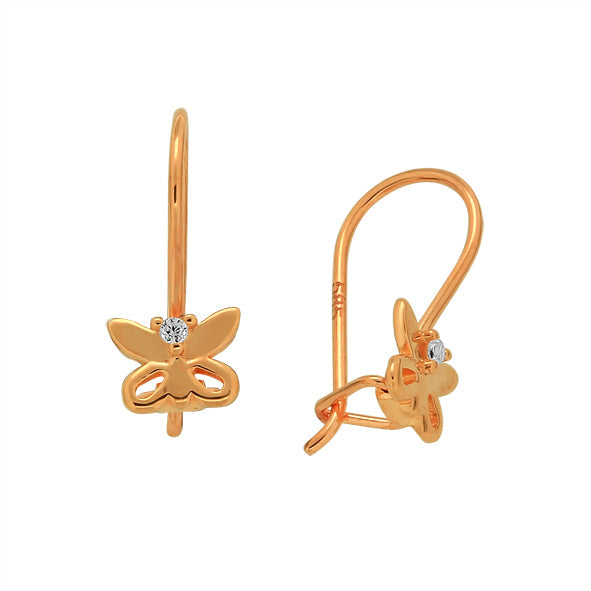 Kinderohrringe Ohrringe aus Rotgold 585