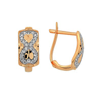 Goldene Ohrringe Damen