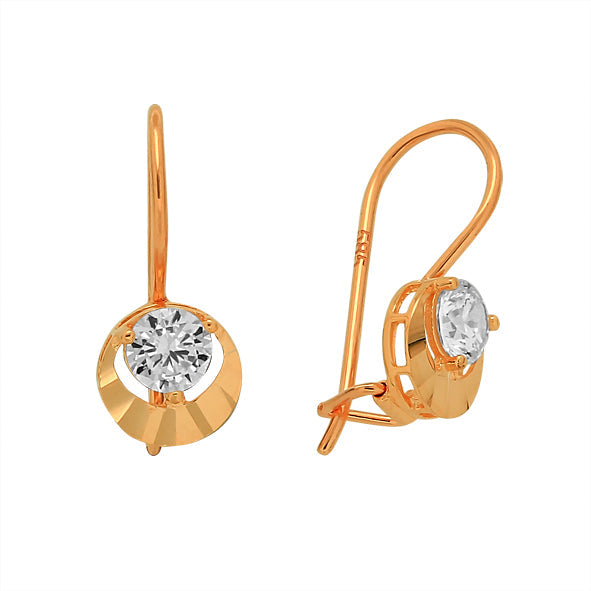Damen und Kinderohrringe Ohrringe Rotgold