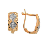 Goldene Ohrringe Damen