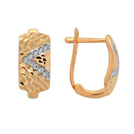 Goldene Ohrringe Damen
