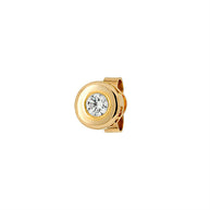 Ohrstecker Ohrring in Rotgold 585 mit Zirkonia