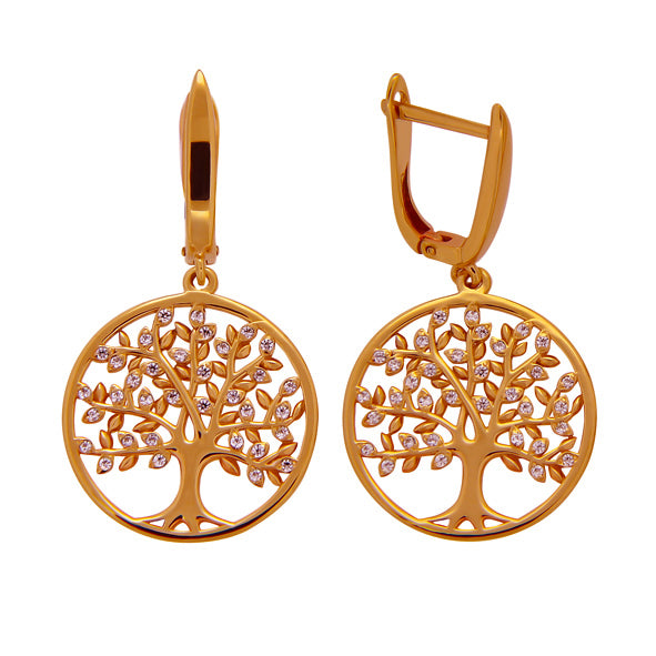 Ohrringe aus Gold Rotgold / 585