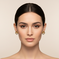 Ohrringe aus Gelbgold 333 mit Zirkonia