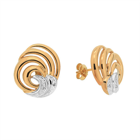 Ohrringe aus Gelbgold