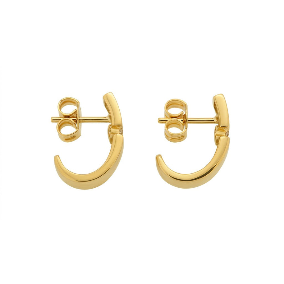 Elegante Ohrringe mit Diamant aus Gelbgold