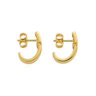 Elegante Ohrringe mit Diamant aus Gelbgold