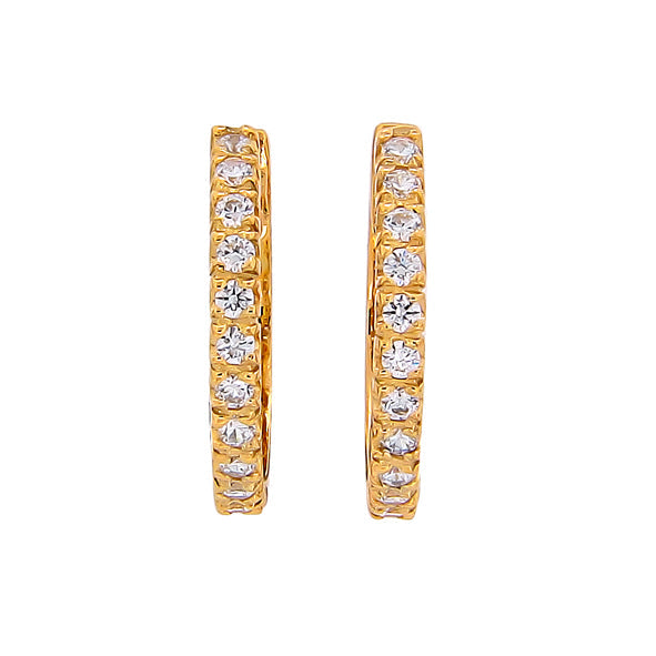 Goldene Ohrringe // Creolen