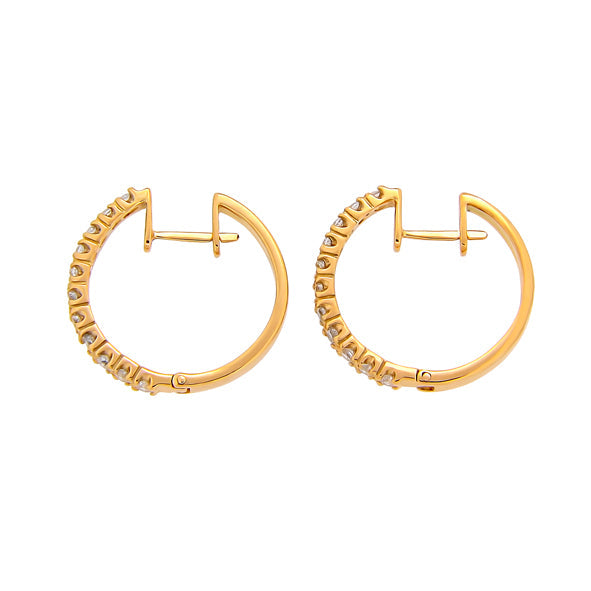 Goldene Ohrringe // Creolen