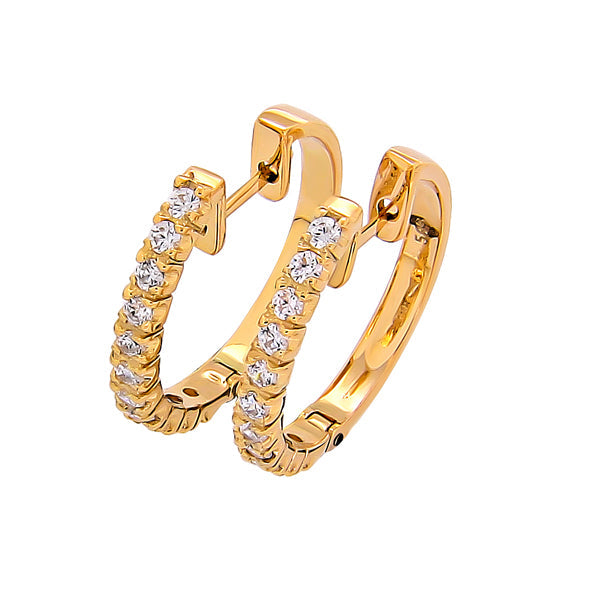 Goldene Ohrringe // Creolen