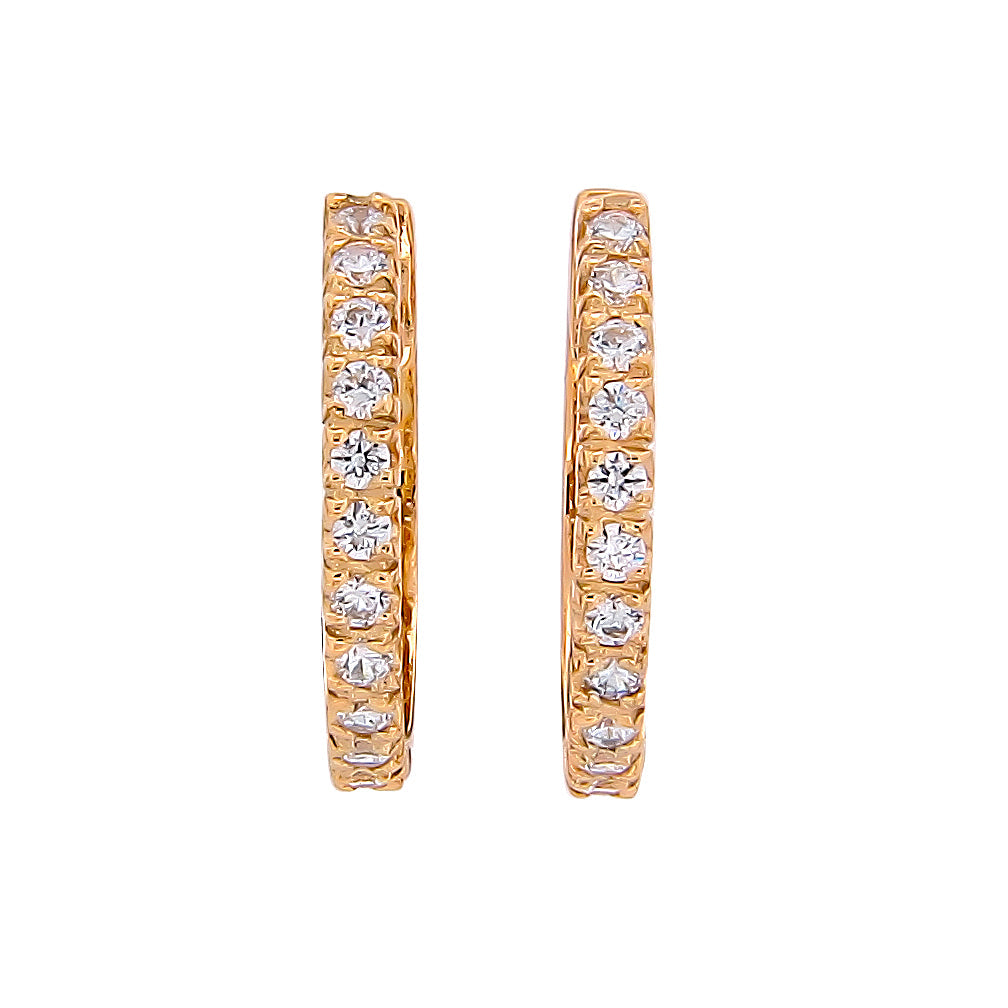 Goldene Ohrringe // Creolen