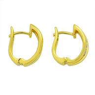 Women's Gold Earrings in 9K Yellow Gold – Elegant Gold Earrings
