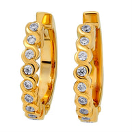 Goldene Ohrringe