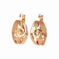 Ohrringe aus Gold mit Zirkonia