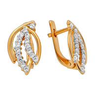 Goldene Ohrringe Damen