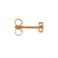 Einzelner Ohrstecker in Gelbgold 333 mit Brillanten