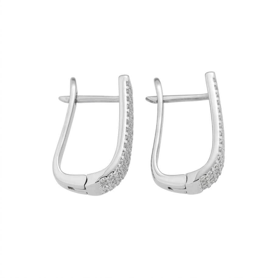 925 Sterling Silver Earrings with Cubic Zirconia