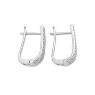 925 Sterling Silver Earrings with Cubic Zirconia