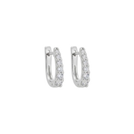 925 Sterling Silver Earrings with Cubic Zirconia