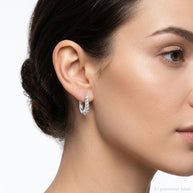 925 Sterling Silver Earrings with Cubic Zirconia