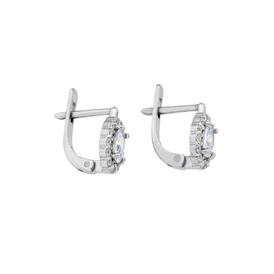 925 Sterling Silver Earrings with Cubic Zirconia