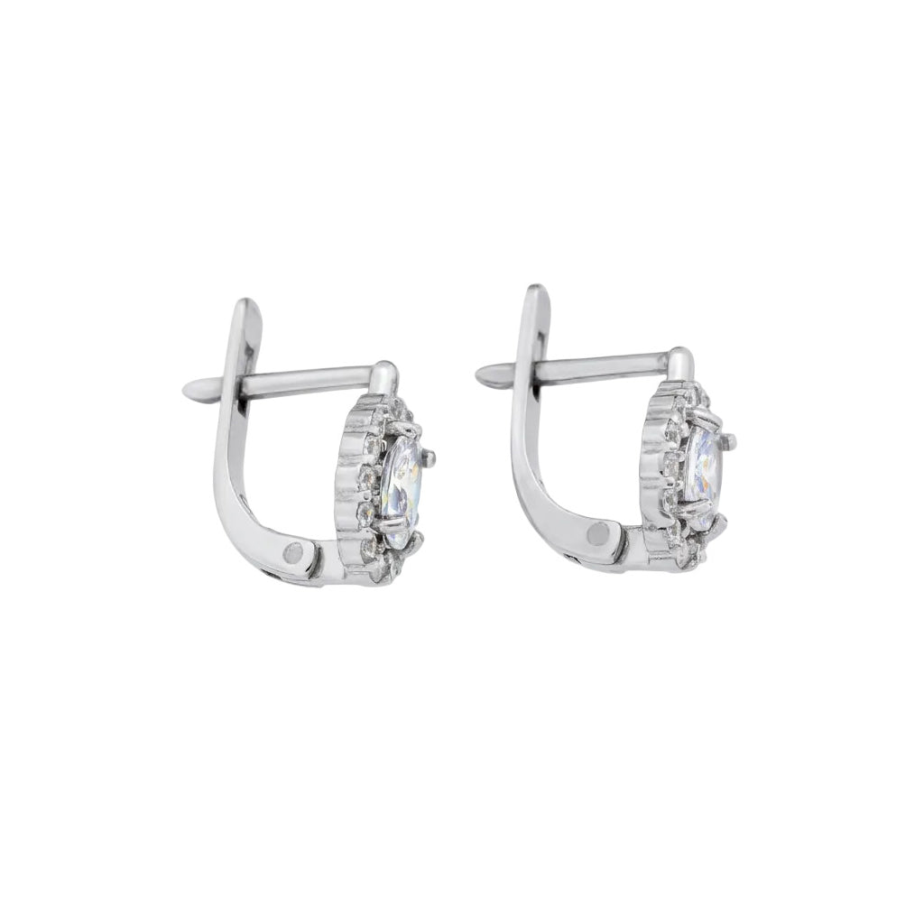 925 Sterling Silver Earrings with Cubic Zirconia