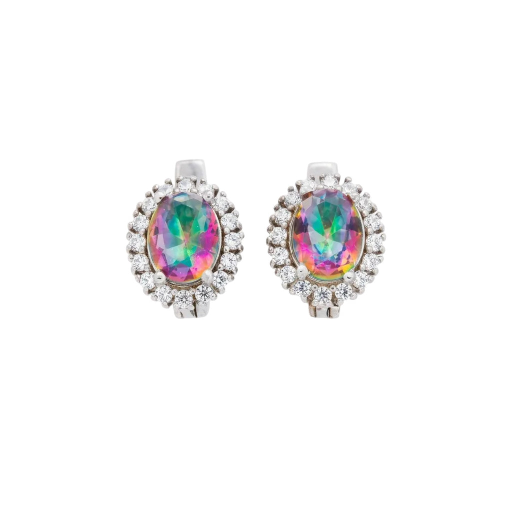 925 Sterling Silver Earrings with Cubic Zirconia