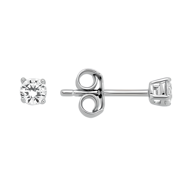 UNISEX Ohrstecker 925 mit Zirkonia
