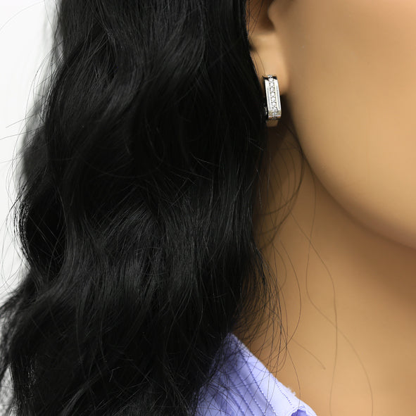 Ohrringe mit Zirkonia Silber 925