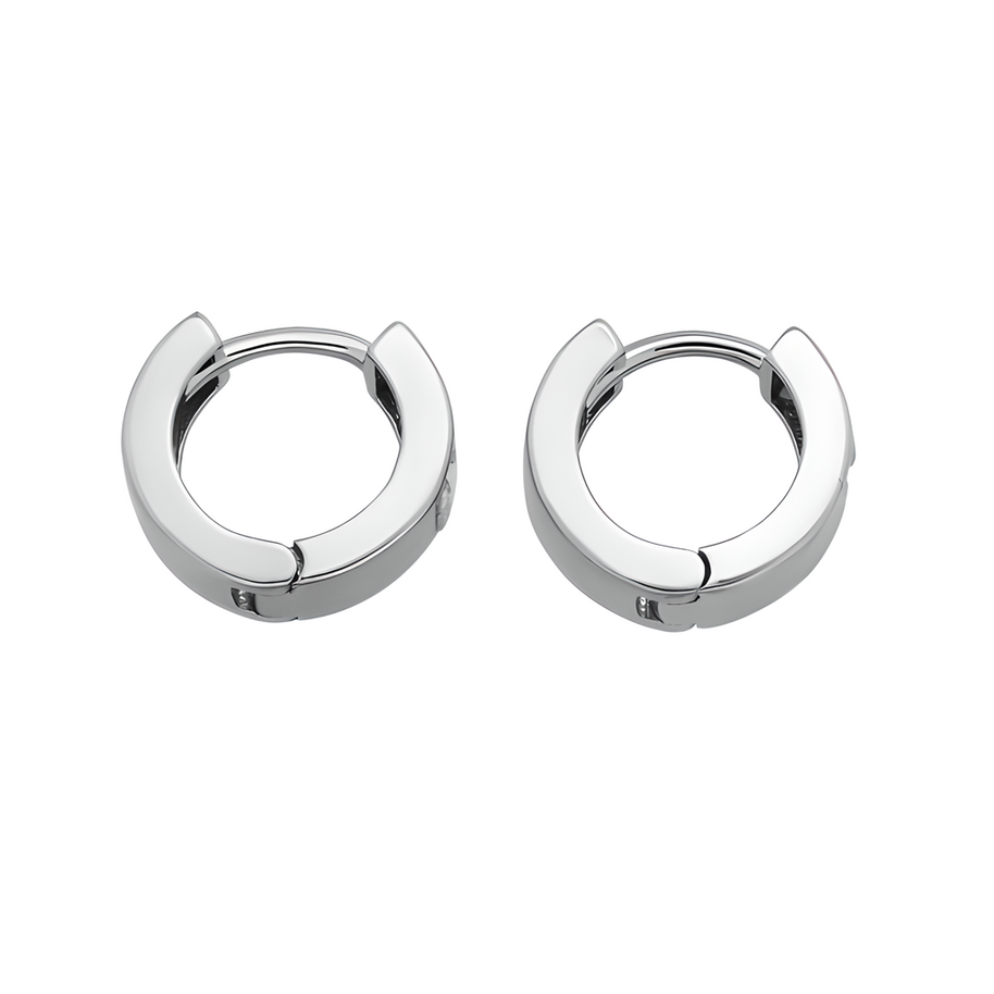 Silber 925 Ohrringe Creolen mit Zirkonia