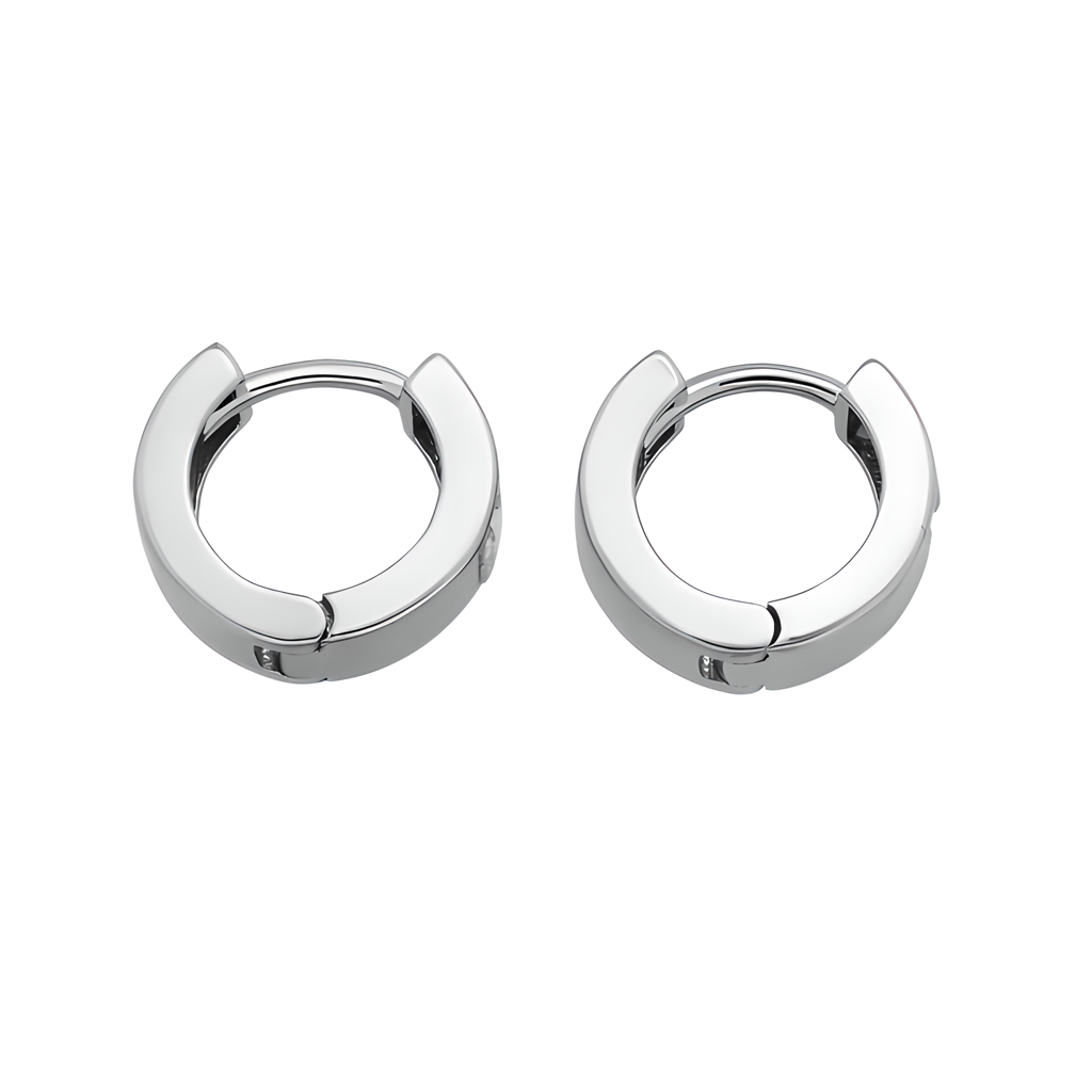 Silber 925 Ohrringe Creolen mit Zirkonia