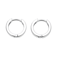 Diamantierte Creolen in Silber 925