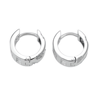 Sterling Silber 925 Creolen mit Zirkonia
