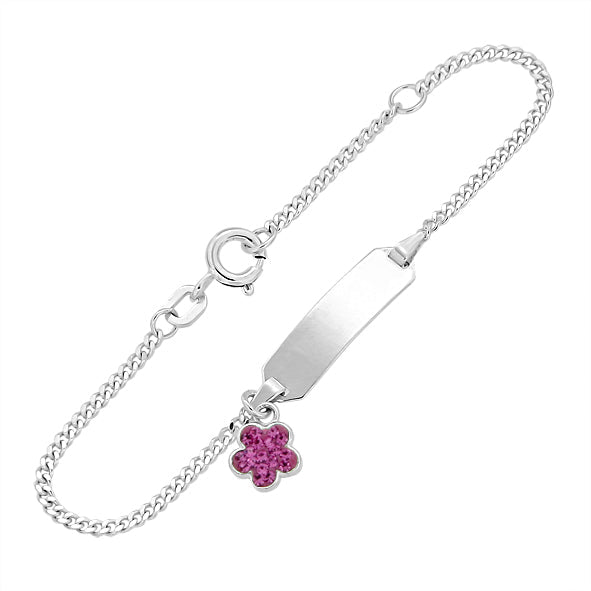 Kinderarmband mit Gravurplatte Babyarmband