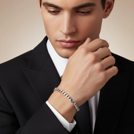 Silber 925 Panzerkette-Armband