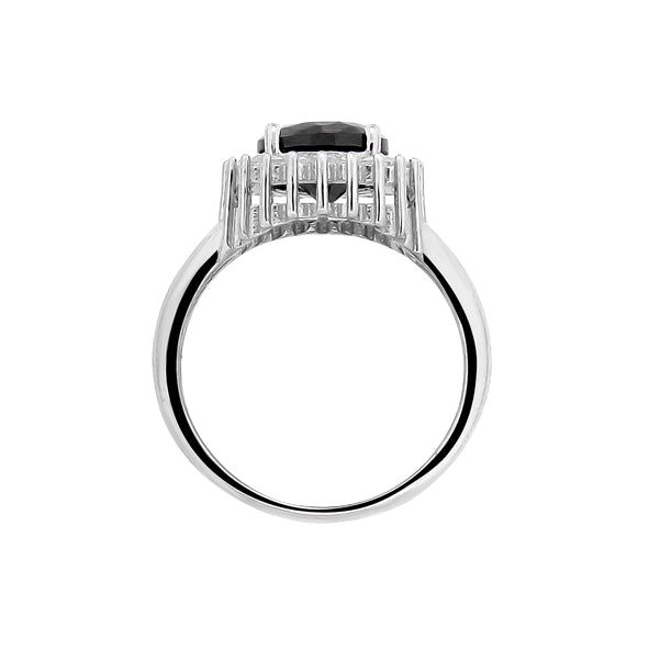 Damenring aus Silber mit Zirkonia