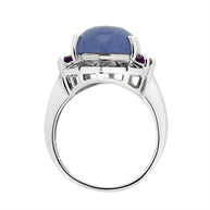 Damenring mit Amethyst aus Silber