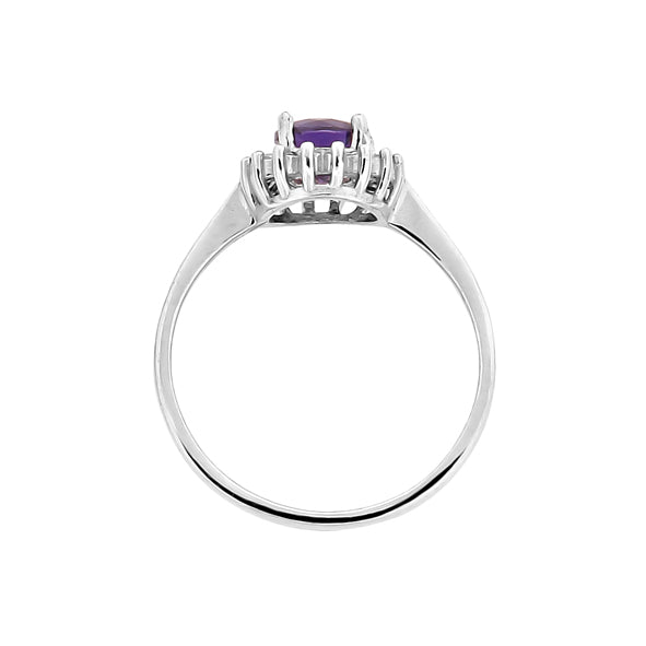 Damenring aus Silber mit Zirkonia