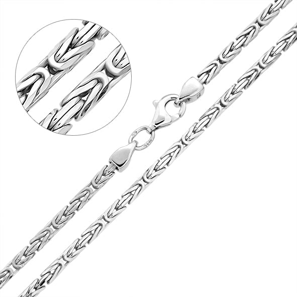 Königskette aus 925er Silber