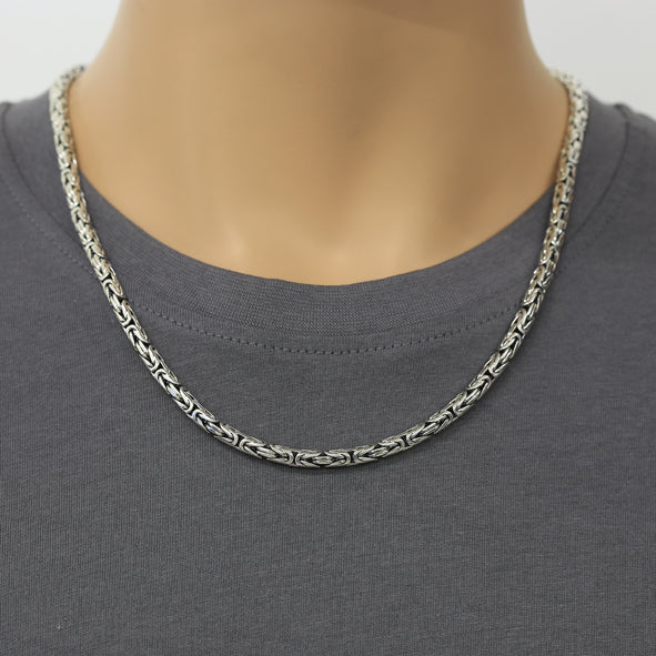 Königskette aus 925er Silber