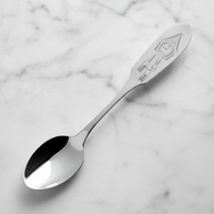 Birth spoon - 925 sterling silver - for the first tooth